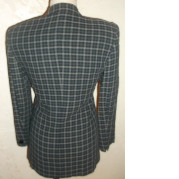 Jones New York Petite Black White Check Blazer - Picture 3 of 5